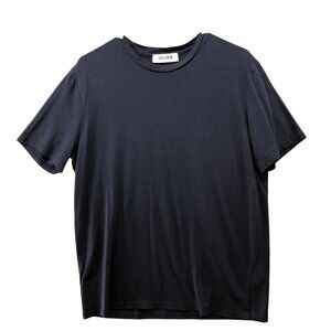 Blue and Cream NY T Shirt Mens L Navy Blue Short Sleeve Crewneck Modal Blend